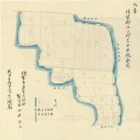 佐賀郡江上村字二本杉全図