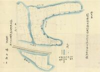 佐賀県肥前国佐賀郡江上村之内字一本杉全図