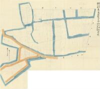 高太郎村本村分字三本松字八反野搦全図