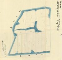 厘外村東分字二本黒木字二本楠全図
