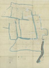 佐賀郡早津江村ノ内字一本松四本松野中嵜ヶ江村中全図