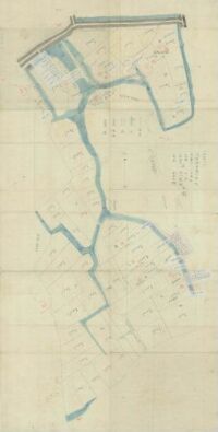 佐賀郡早津江村ノ内字三本杦山方内八龍搦市兵エ搦全図