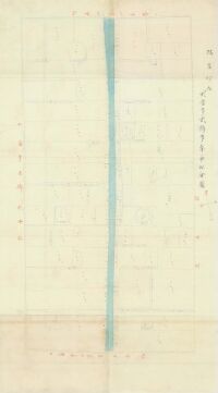 福富村内貳番字貳號字参本松全圖