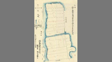 佐賀県肥前国佐賀郡江上村之内字壱本杉全図