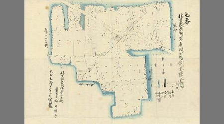 佐賀県肥前国佐賀郡木原村之内字二本樟全図