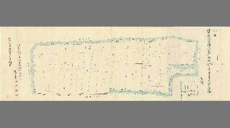 佐賀県肥前国佐賀郡新郷村之内字一本柳全図