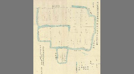 佐賀県肥前国佐賀郡新郷村之内字三本柳全図
