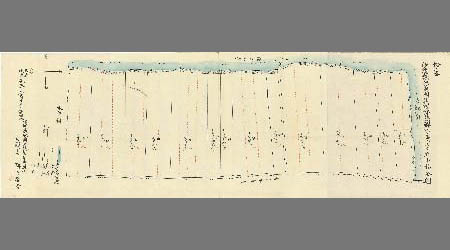 佐賀県肥前国佐賀郡新郷村之内字五本松全図