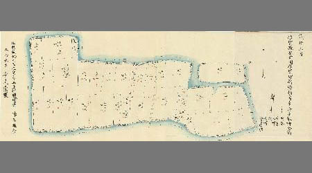 佐賀県肥前国佐賀郡新郷村之内字八田一本柳全図