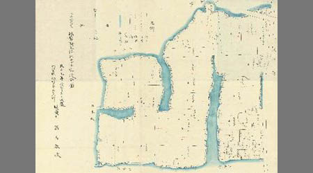 佐賀郡光法村字四本杉全図