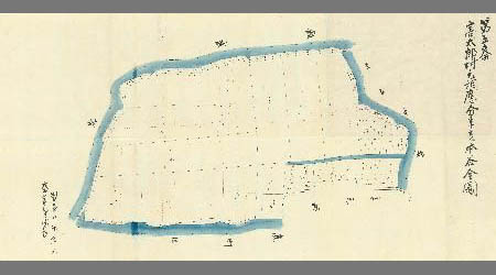 高太郎村元相応分字一本谷全図