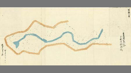 高太郎村本村分字相応搦全図