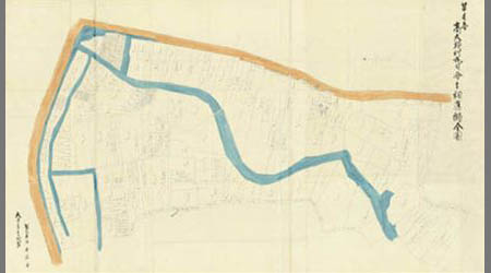 高太郎村本村分字相応搦全図