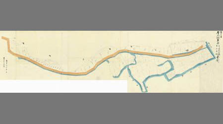 厘外村東分字土井外籠字三本松全図