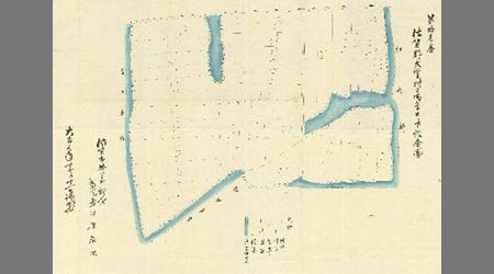 佐賀郡大堂村之内字二本松全図