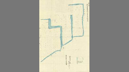 佐賀郡大堂村之内字三本松全図