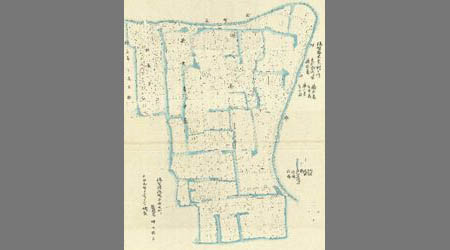 佐賀郡大堂村之内嘉與町分字中島字小曲