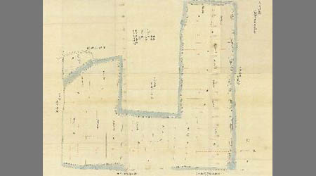 為重村之内字一本谷全図