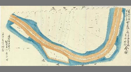 小々森之内字西築籠字御堀搦全図