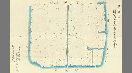 佐賀郡小々森之内字二本松全図