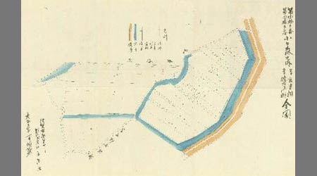 佐賀郡小々森之内字玄貞搦字徳右エ門搦全図