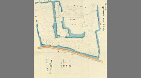 佐賀郡南里村之内字二本谷全図