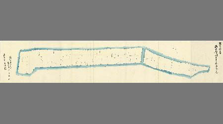 西古賀村字五本谷全図