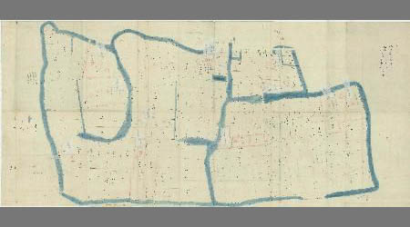 佐賀郡早津江村ノ内字五本松三本杦全図