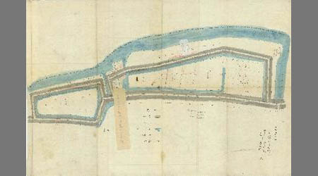 佐賀郡早津江村ノ内字原鶴搦源兵エ搦全図