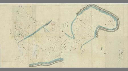 佐賀郡早津江村ノ内字一本松全図