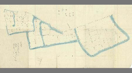 佐賀郡早津江村ノ内字二本松五本松全図