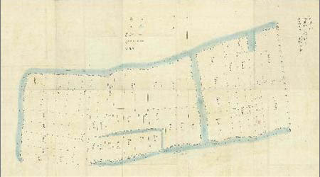 佐賀郡早津江村ノ内字五本松全図