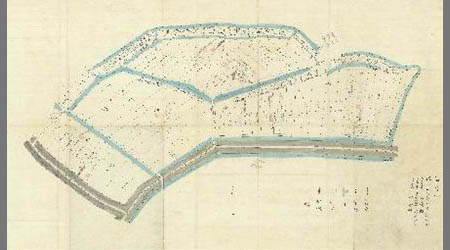 佐賀郡早津江村大字早津江村字和﨑搦安右エ門搦孫兵衛搦全図