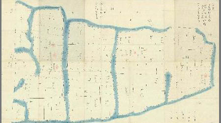 佐賀郡福富村ノ内字四本松五本松全図