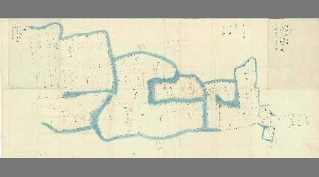 佐賀郡福富村ノ内字一本谷二本谷全図