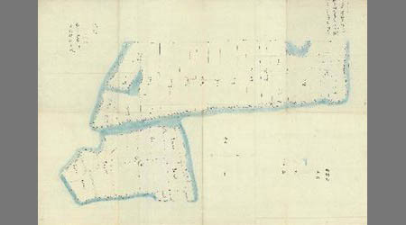 佐賀郡福富村ノ内字一本松全図