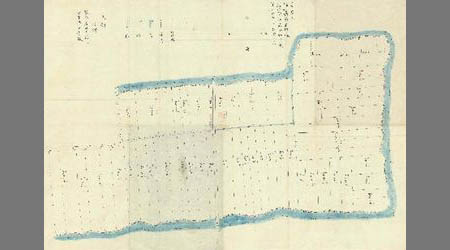 佐賀郡福富村ノ内字二本松全図