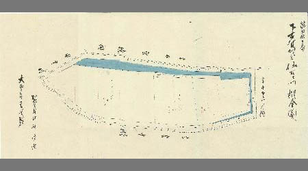 下古賀村字仙右エ門搦全図