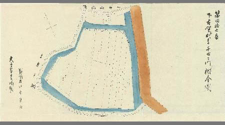 下古賀村字千右エ門外搦全図