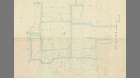 福田村拾七番郷貳本楠全圖