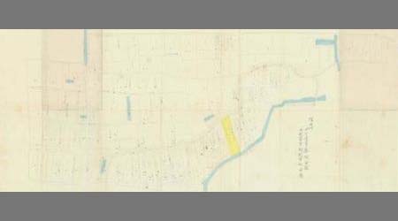 福田村廿參番字筑切全圖 廿貳番字郷貳本松全圖