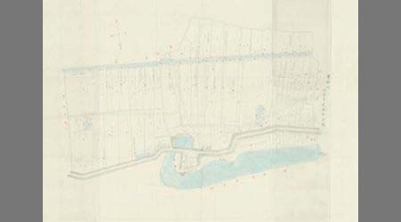 東郷村拾号字貳本松全圖