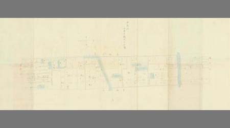 今泉村四番字綱代四全圖