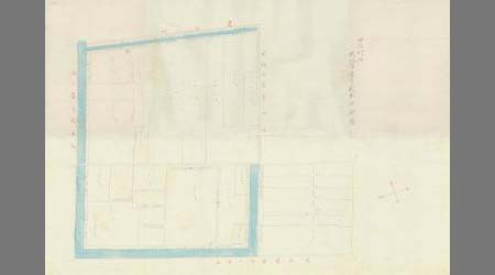 廿治村内貳拾参番字貳本谷全圖